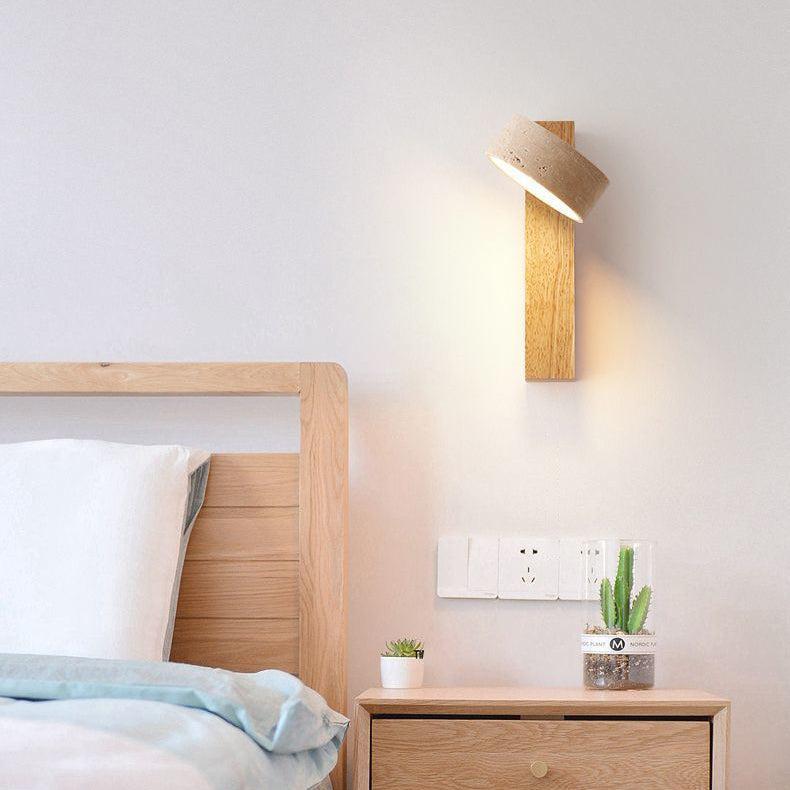 Wabi Sabi Off-white Travertin Wandlamp