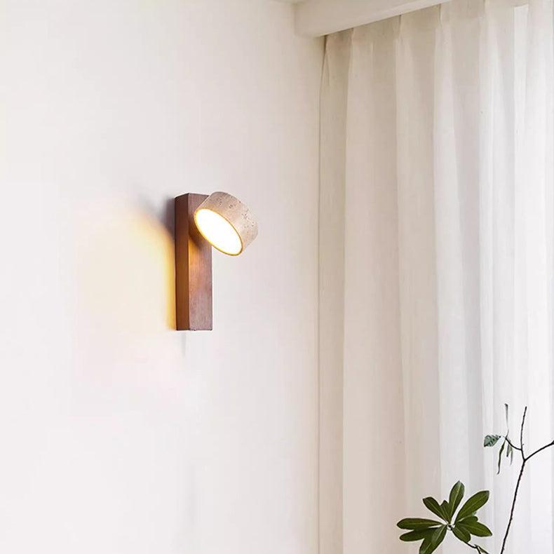Wabi Sabi Off-white Travertin Wandlamp