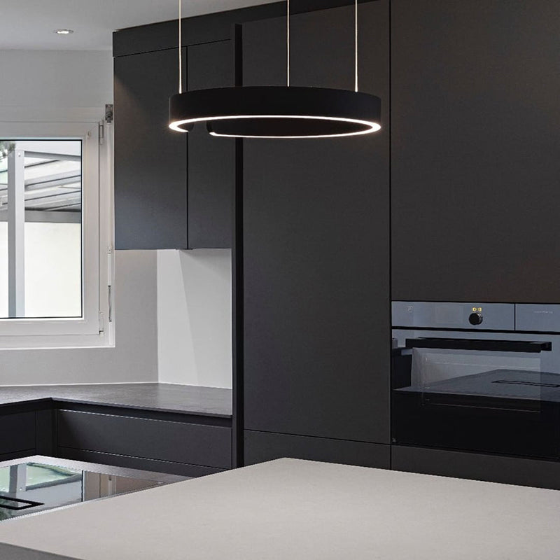 Moderne cirkelvormige LED-hanglamp