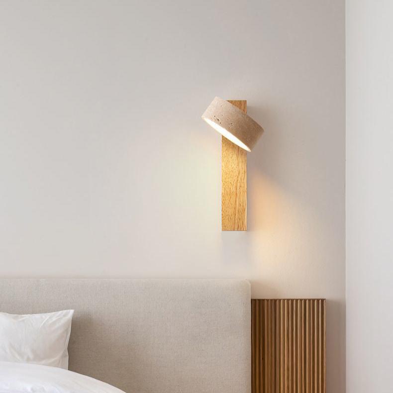 Wabi Sabi Off-white Travertin Wandlamp