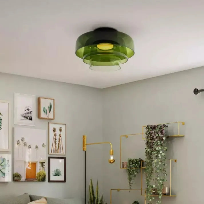 Noordse Designer Creatieve Persoonlijkheid Middeleeuwse Glas Plafondlamp