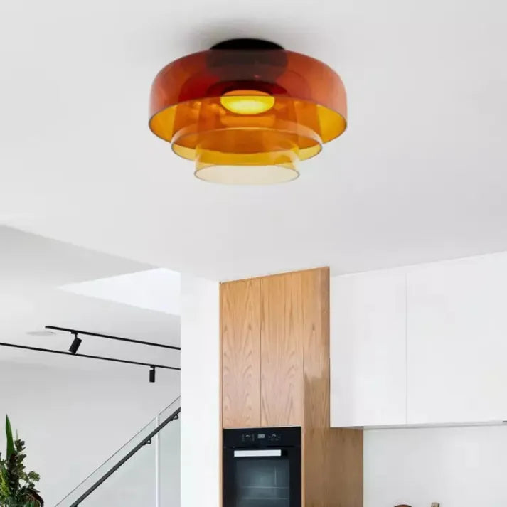 Noordse Designer Creatieve Persoonlijkheid Middeleeuwse Glas Plafondlamp