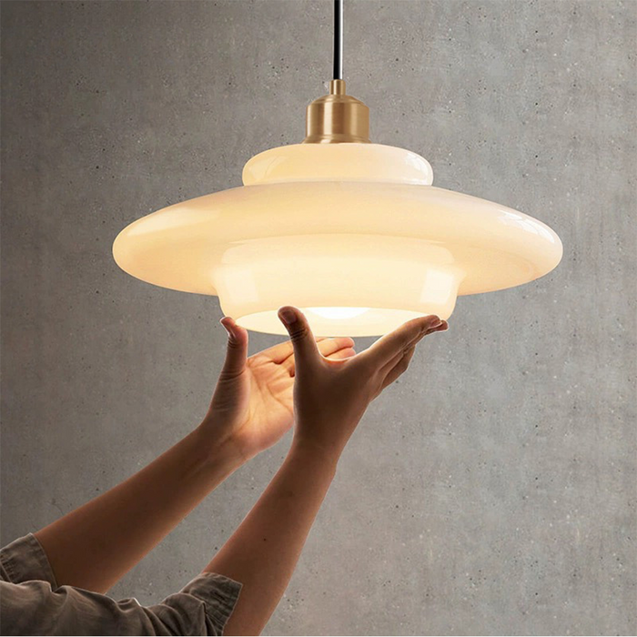 Witte Glas Hanglamp