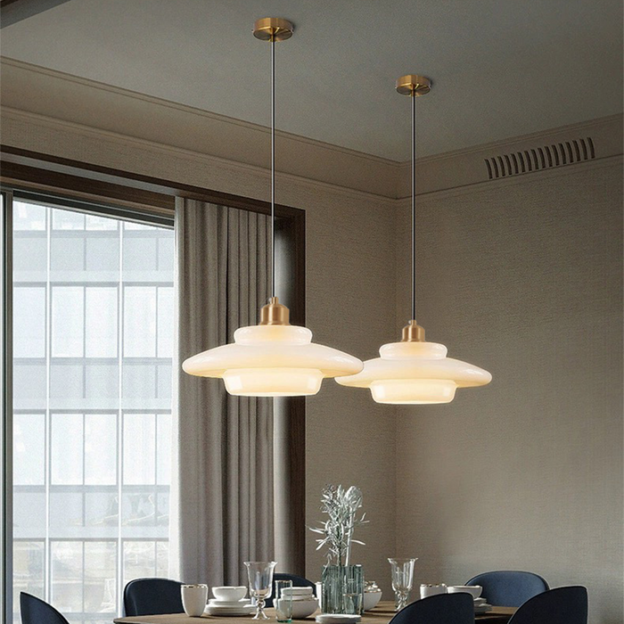 Witte Glas Hanglamp