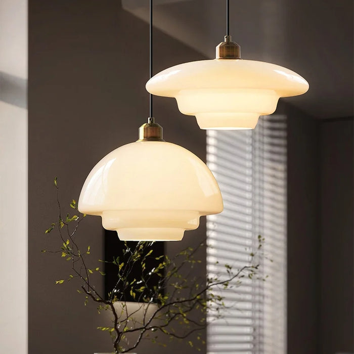 Witte Glas Hanglamp