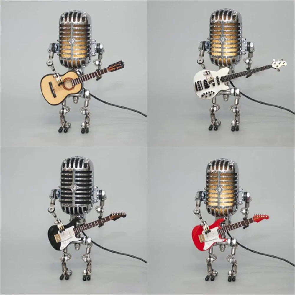 Gitaarlamp - Robotlamp met Gitaar
