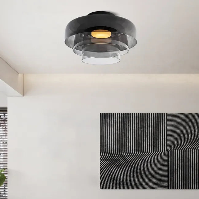 Noordse Designer Creatieve Persoonlijkheid Middeleeuwse Glas Plafondlamp
