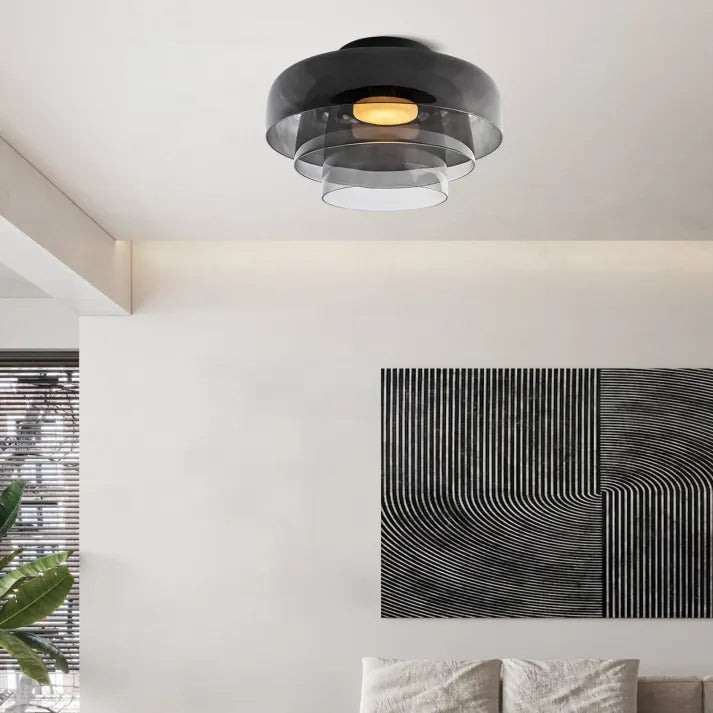 Noordse Designer Creatieve Persoonlijkheid Middeleeuwse Glas Plafondlamp