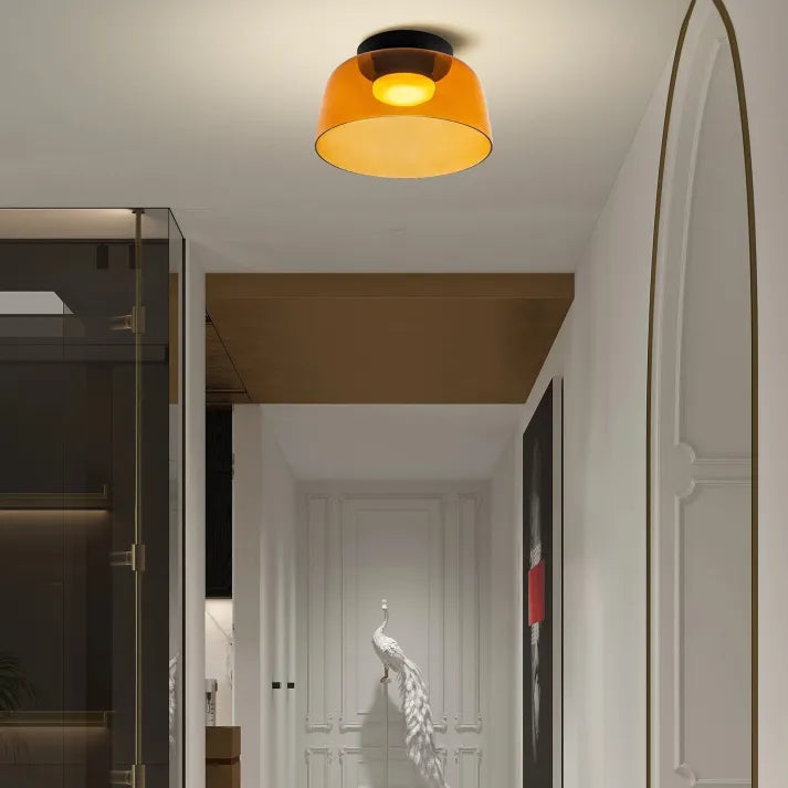 Noordse Designer Creatieve Persoonlijkheid Middeleeuwse Glas Plafondlamp