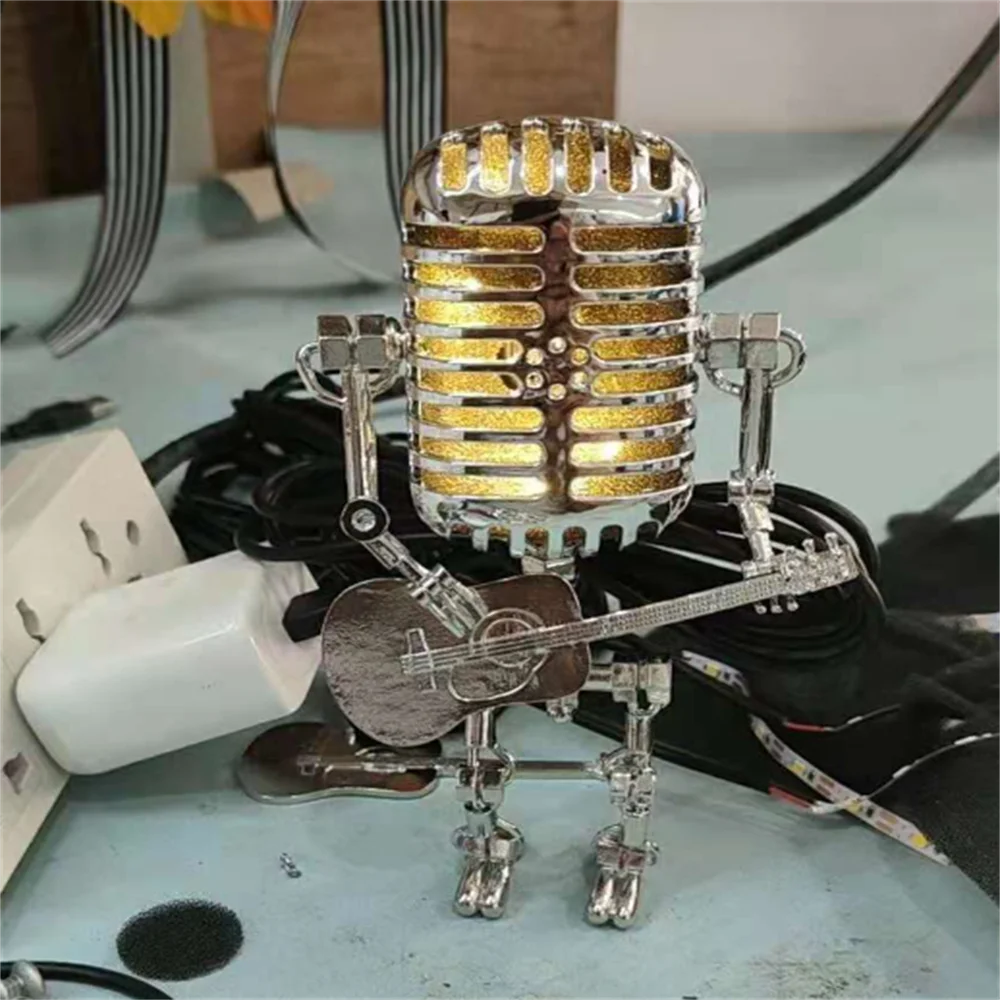 Gitaarlamp - Robotlamp met Gitaar