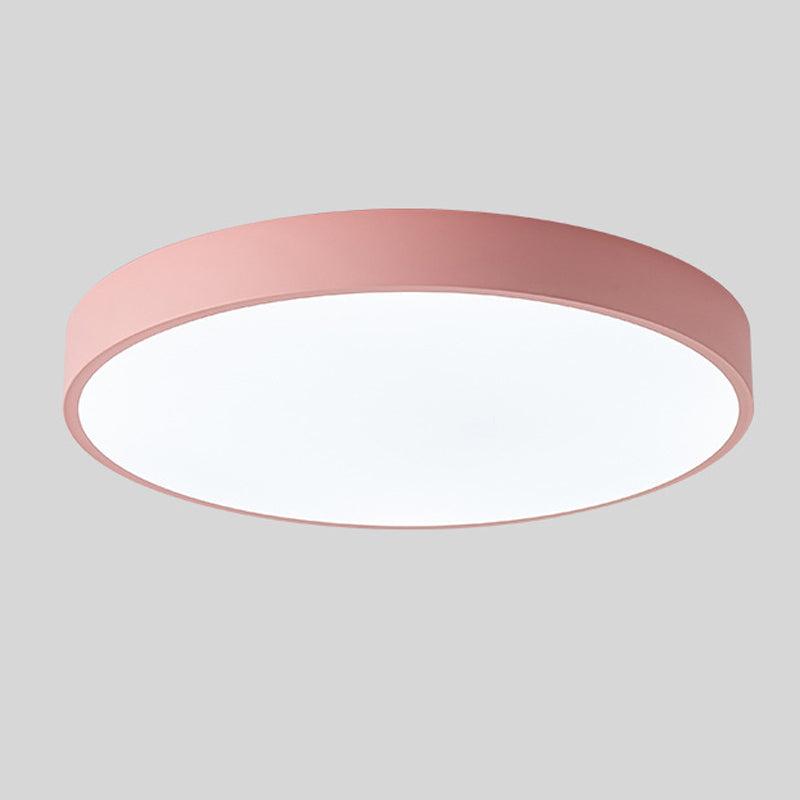 Nordic Houten Macaroon Cirkelvormige Plafondlamp