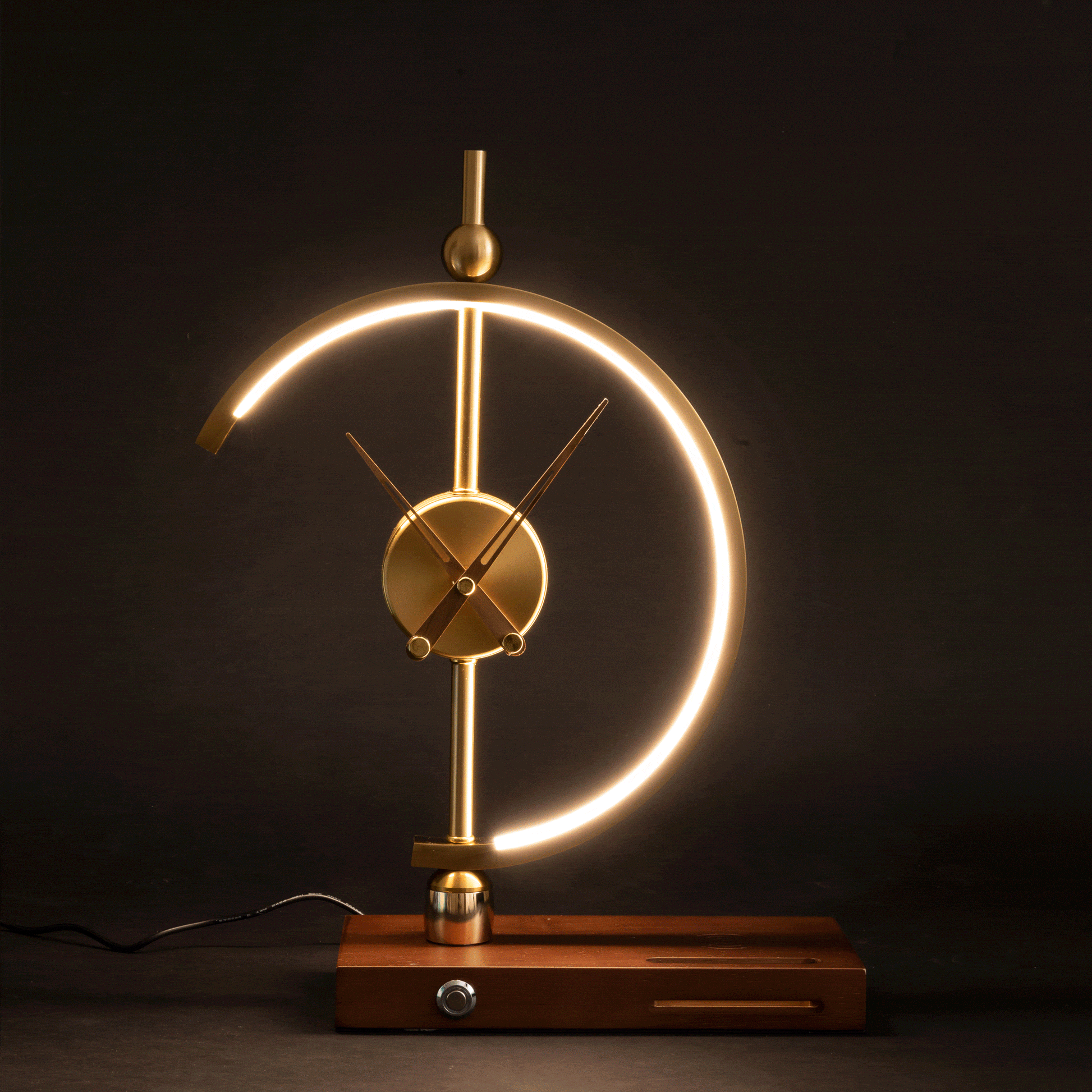 NagoyaLight | Luxe Lamp Klok met Oplader
