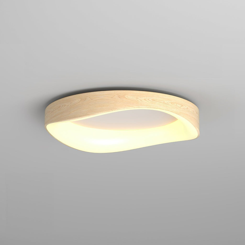 Nordic Artistieke Houtnerf Plafondlamp
