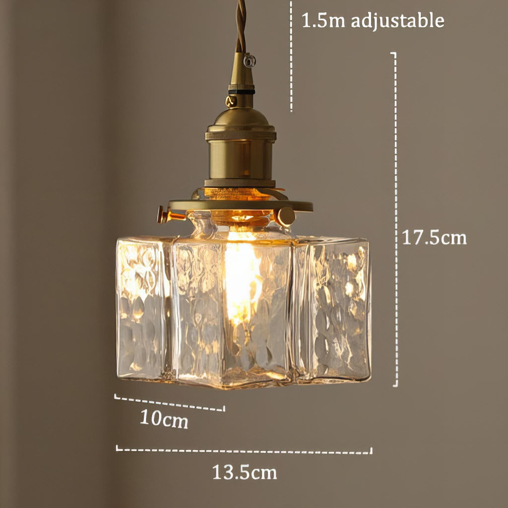 Fatima - Moderne Retro Hangende Glazen Lamp