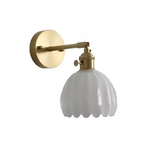 Retro Bloem Knop Tulp Glas Wandlamp