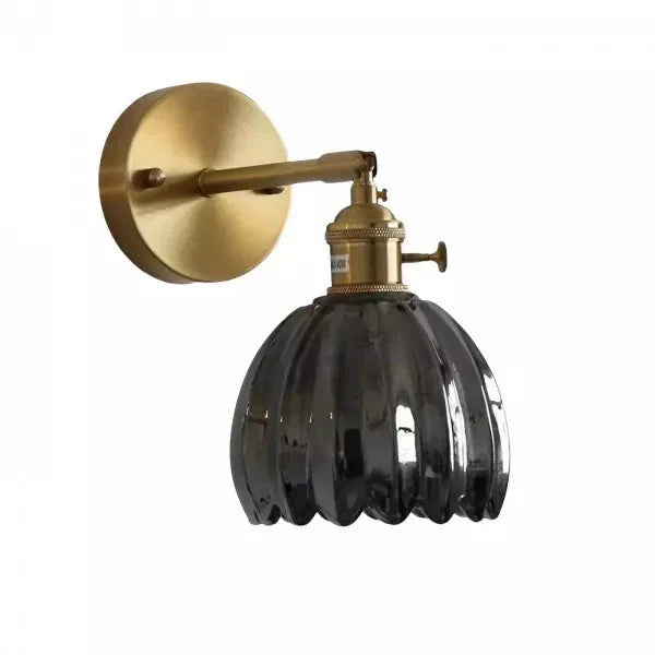 Retro Bloem Knop Tulp Glas Wandlamp
