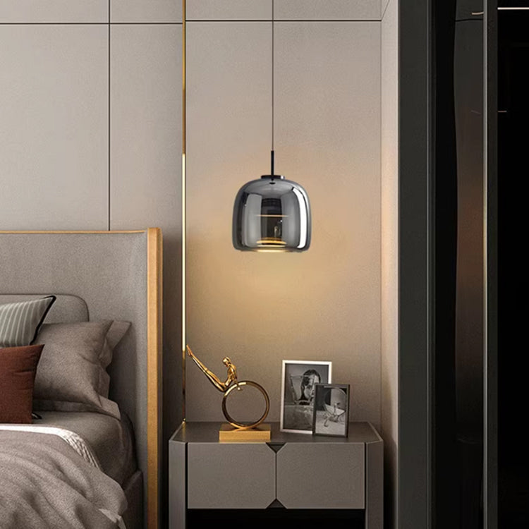 Noordse Zwartglas Hanglamp