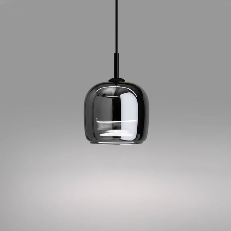 Noordse Zwartglas Hanglamp