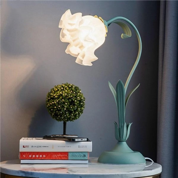 Vintage Verstelbare Bloem Tafel Lamp
