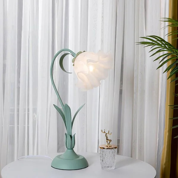 Vintage Verstelbare Bloem Tafel Lamp
