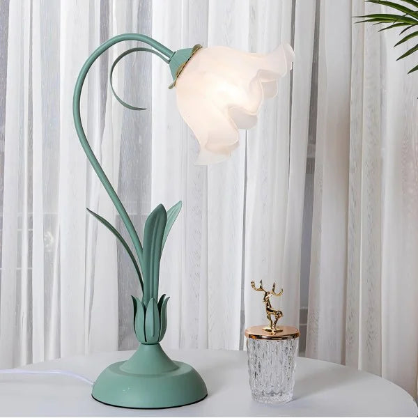 Vintage Verstelbare Bloem Tafel Lamp