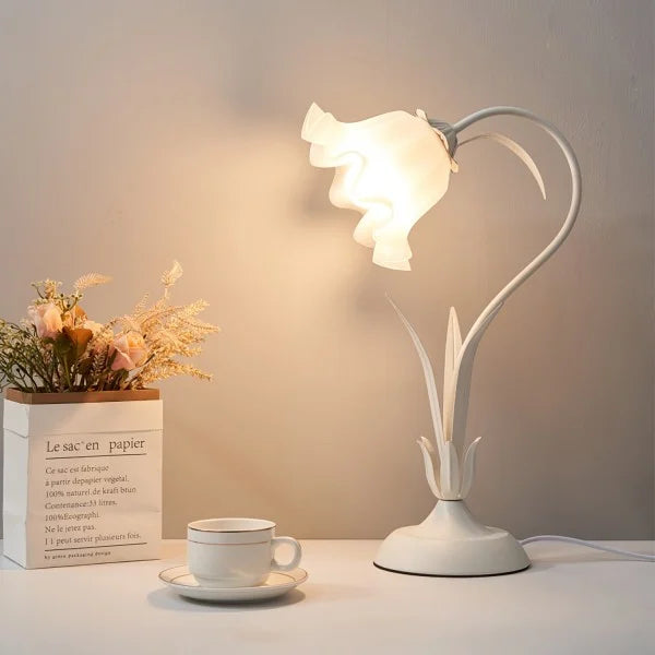 Vintage Verstelbare Bloem Tafel Lamp