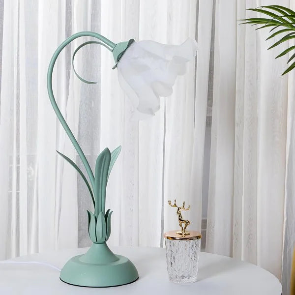 Vintage Verstelbare Bloem Tafel Lamp