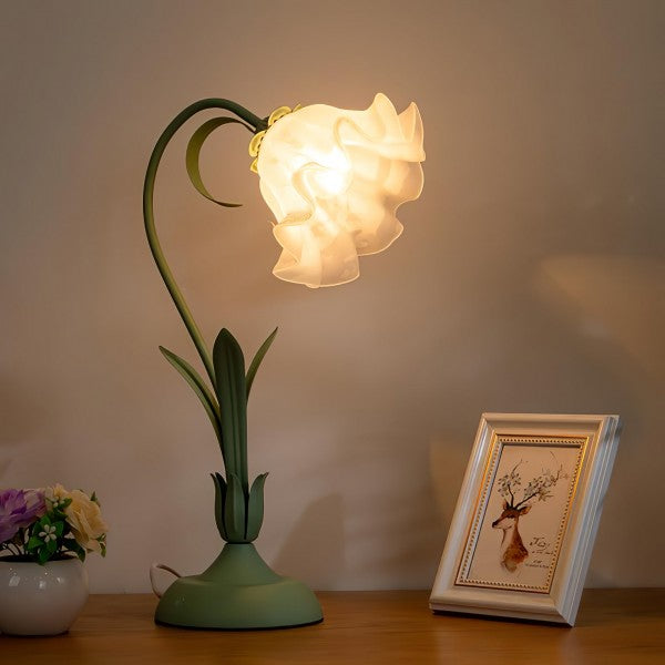 Vintage Verstelbare Bloem Tafel Lamp