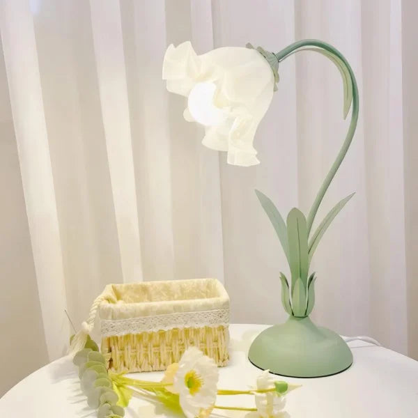Vintage Verstelbare Bloem Tafel Lamp