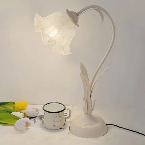 Vintage Verstelbare Bloem Tafel Lamp
