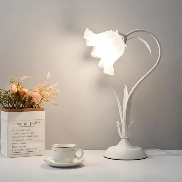 Vintage Verstelbare Bloem Tafel Lamp