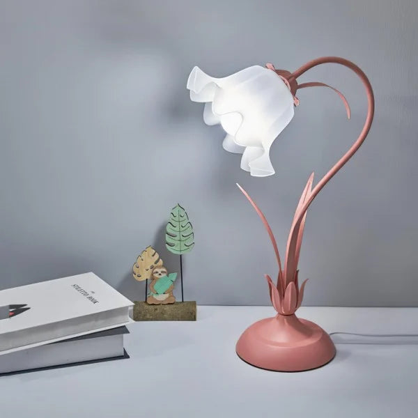 Vintage Verstelbare Bloem Tafel Lamp