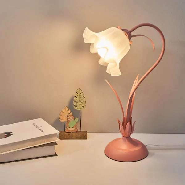 Vintage Verstelbare Bloem Tafel Lamp