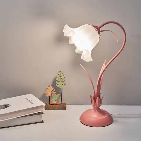 Vintage Verstelbare Bloem Tafel Lamp