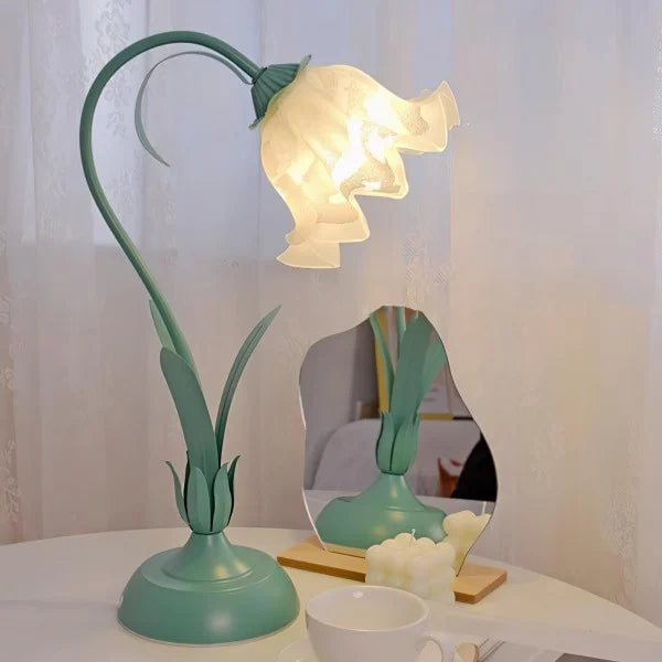 Vintage Verstelbare Bloem Tafel Lamp
