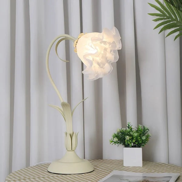 Vintage Verstelbare Bloem Tafel Lamp