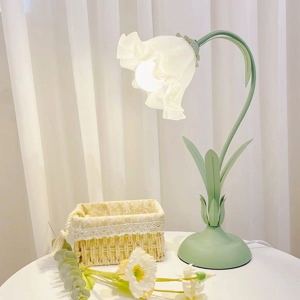 Vintage Verstelbare Bloem Tafel Lamp
