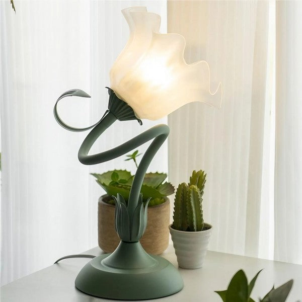 Vintage Verstelbare Bloem Tafel Lamp