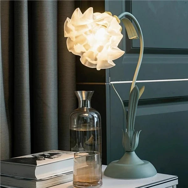 Vintage Verstelbare Bloem Tafel Lamp