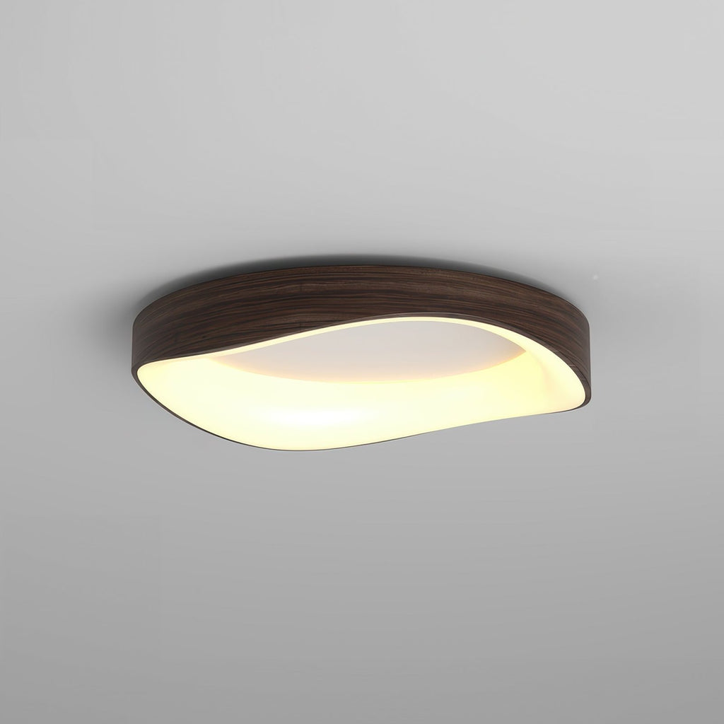 Nordic Artistieke Houtnerf Plafondlamp